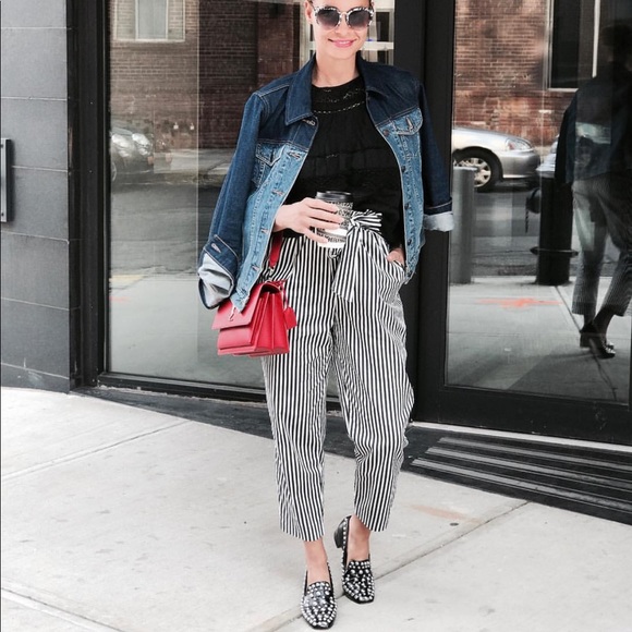 GORGEOUS NWT ZARA Black Leather Loafers - Picture 6 of 8